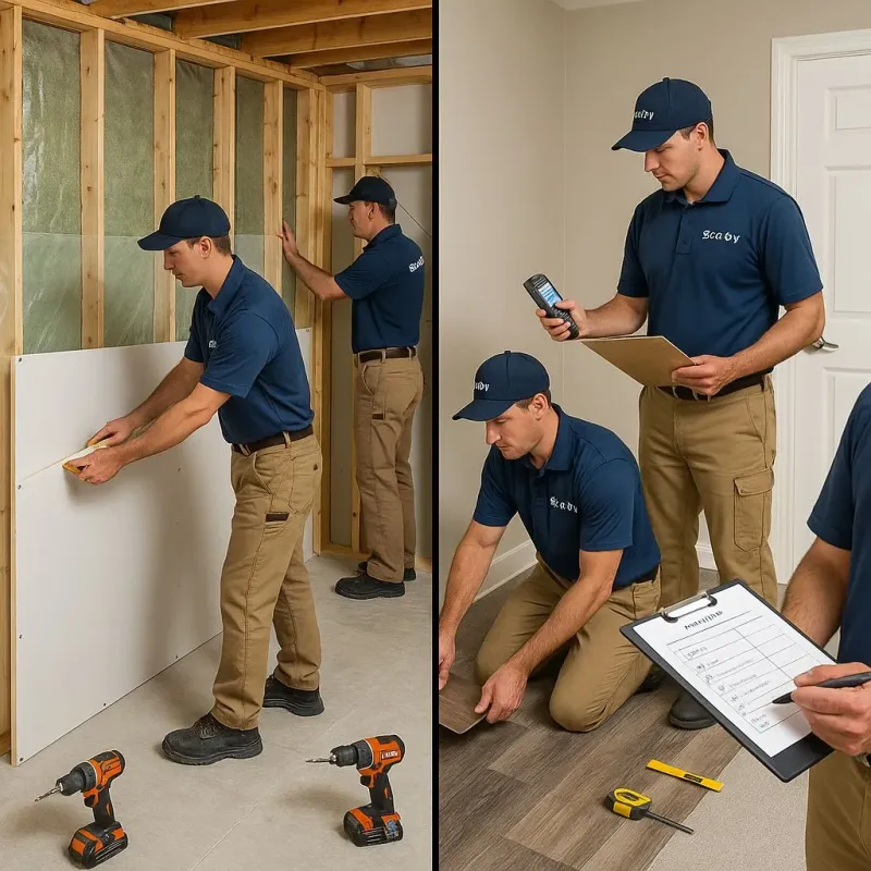 Repairs and Reconstruction process in Genoa City, WI